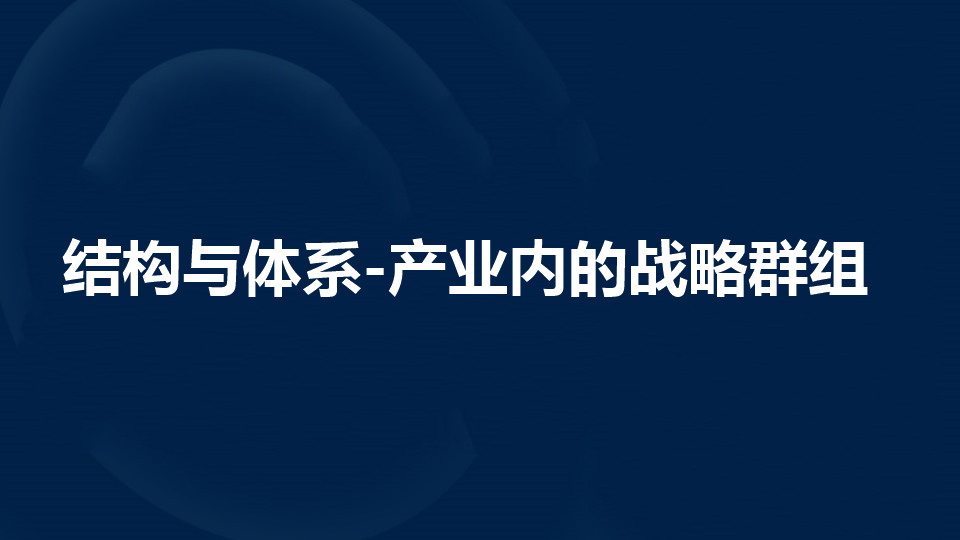 产业内的战略群组是什么?